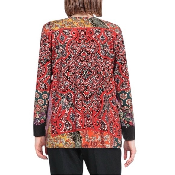 Johnny Was Moa Floral Paisley Long Sleeve Top Size XS - Picture 3 of 9